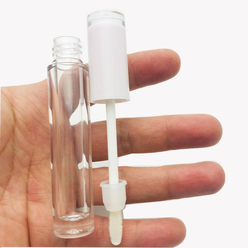 5ML Empty Lip Gloss Tubes Clear Lip Balm Bottle Lipstick Cosmetics Packinkg Container