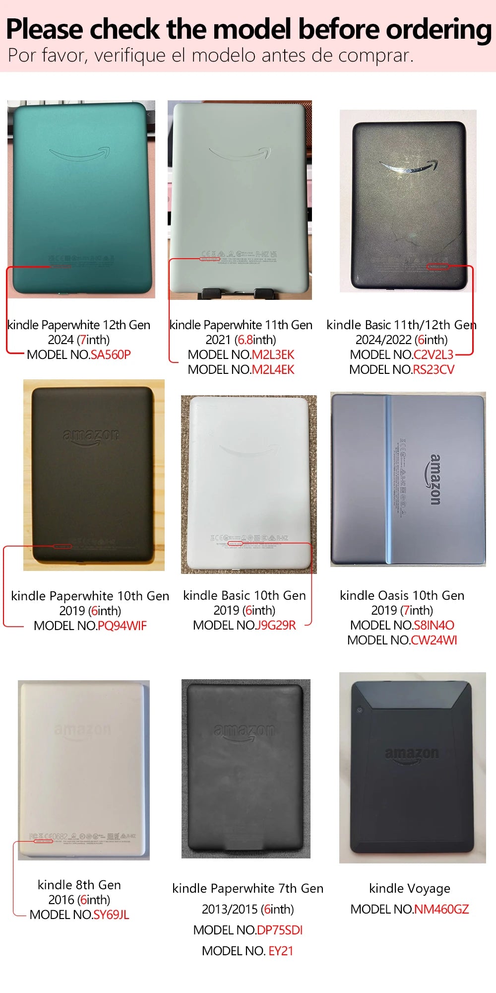 kindle case paperwhite12th gen silicone soft shell  2022basic 11th 10th 9th generation Oasis 2 3 funda 2021