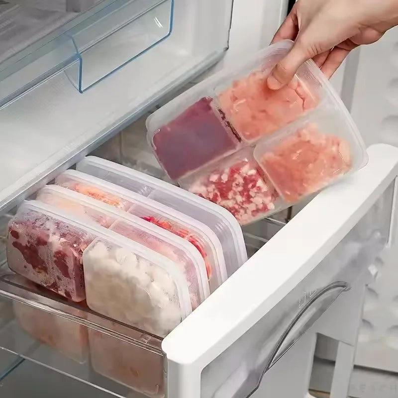 fridge Food retain freshnessBoxes Meat and vegetables Refrigerated container StackableKitchen food classification tool