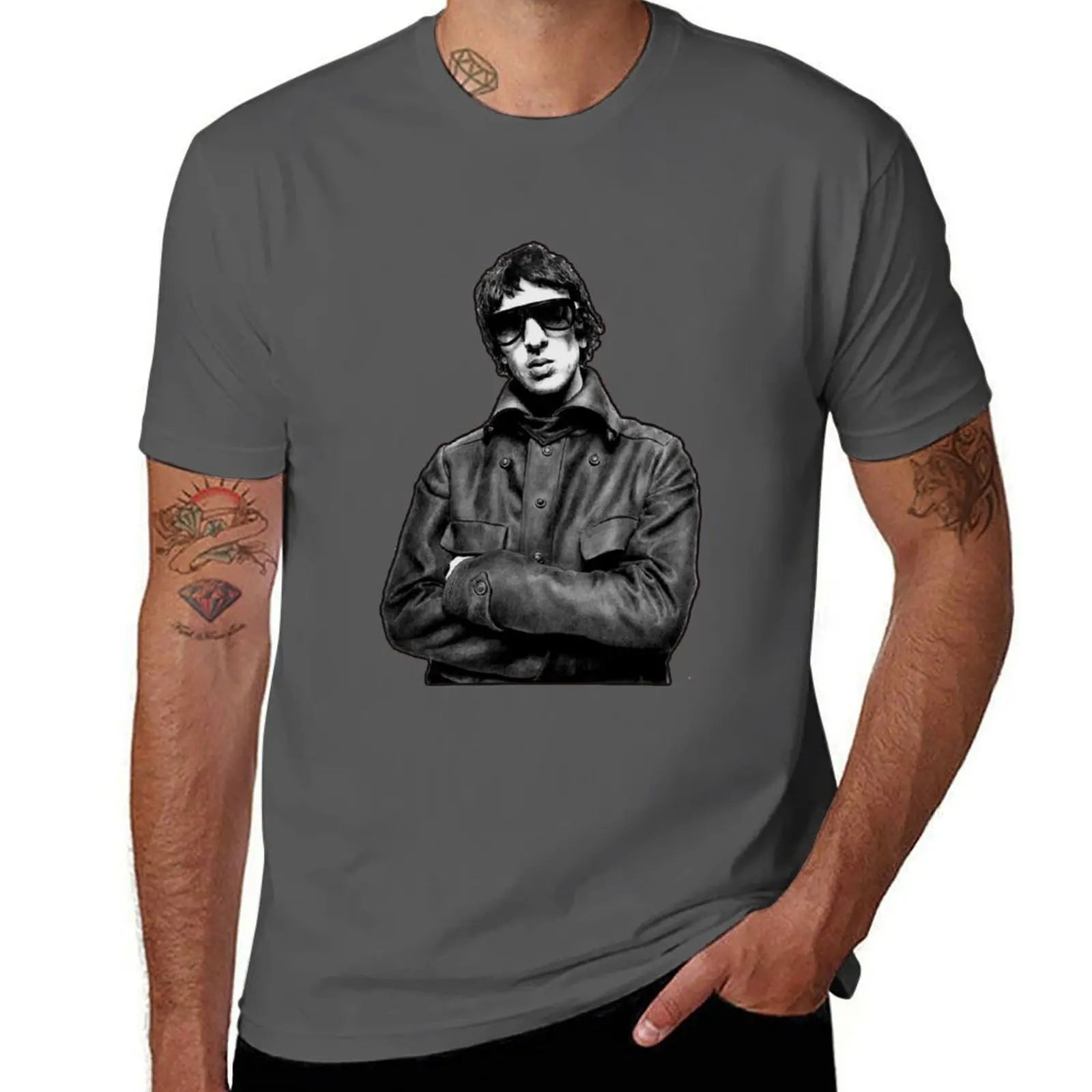 Rock Most Trending Band Reunite Guitar Drums English Singer Most Popular Richard Ashcroft Retro T-Shirt