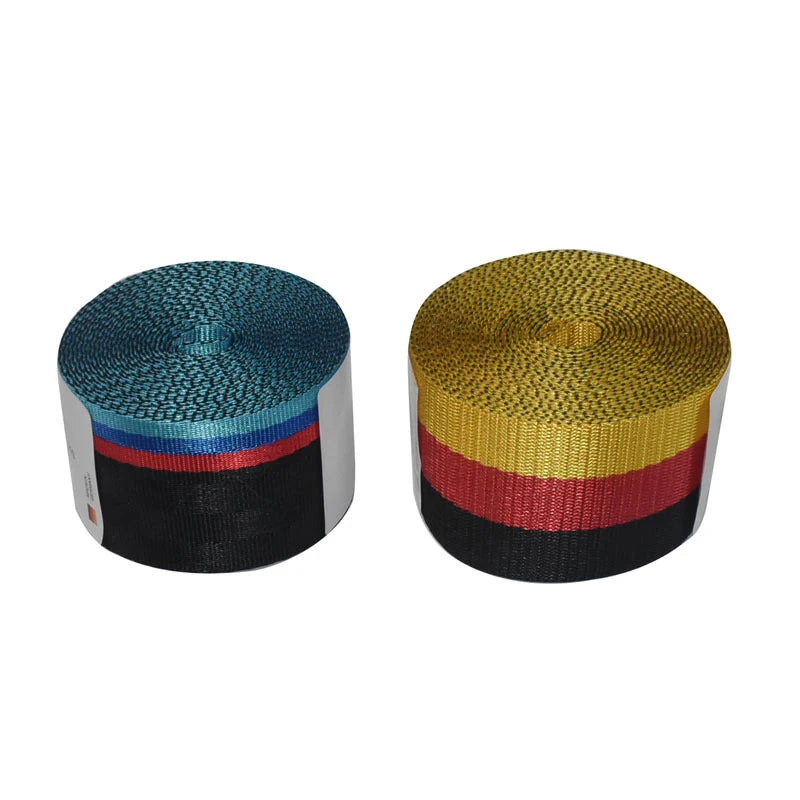 2PCS Car Modification Seat Belt High Strength Wear-resistant Nylon Seat Belt Colourful Universal Colorful Seat Belt Auto Parts