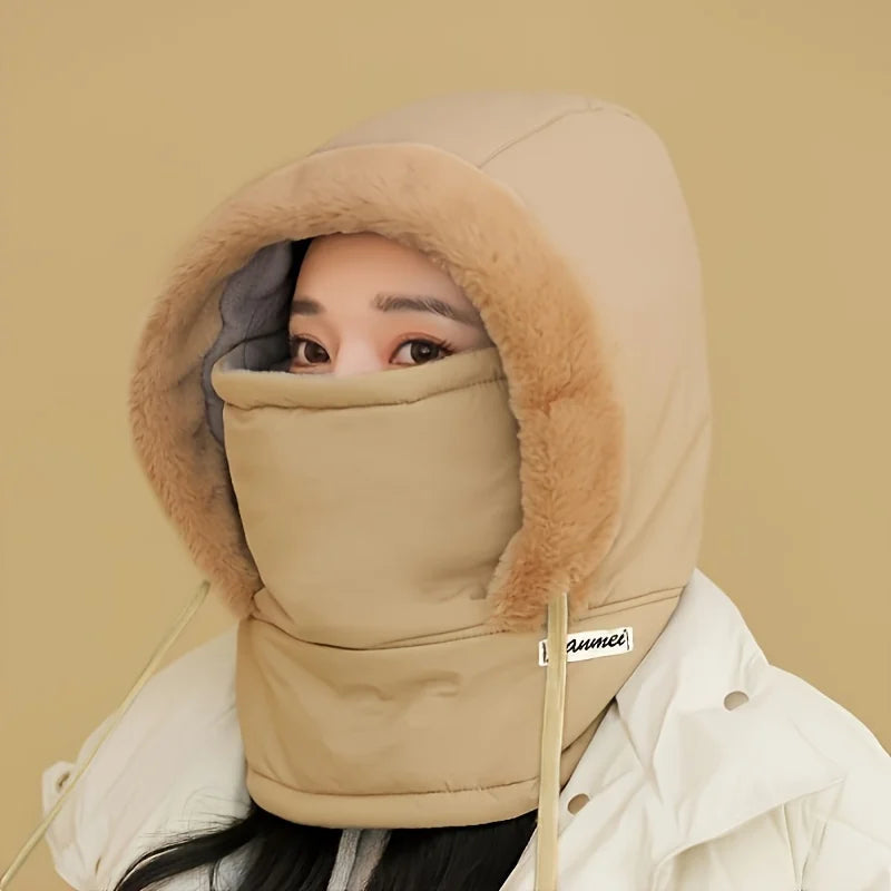 Winter Balaclava Face Mask Neck Gaiter Windproof Warm Ski Head Cover Cap Unisex Adjustable Multifunctional Thermal Cycling Mask