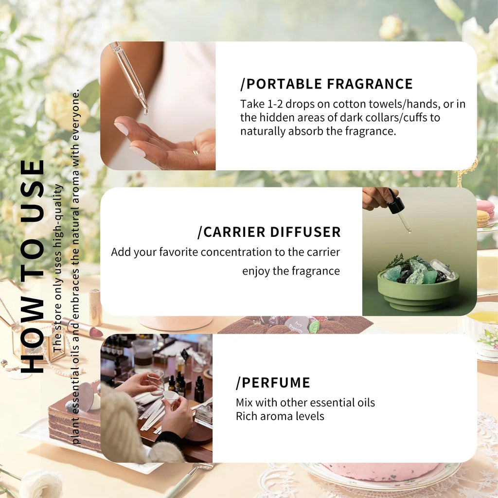 18 type Gourmet Essential Oils Vanilla Coconut Coffee Chocolate For Diffusers Candles Making Gifts For Women Perfume Skincare