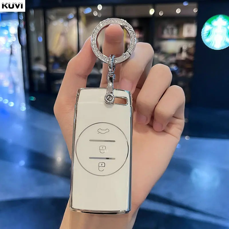 TPU Car Key Case Cover For Chery Tiggo 7 Pro 8 Pro Exeed Tiggo 2 3x Arrizo 5 Pro Gx 5x EQ7 Tiggo 4 Car Accessories Keychain