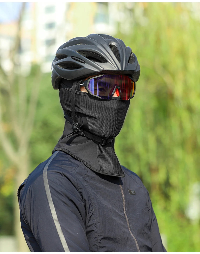 WEST BIKING Summer Cycling Face Mask Cool Breathable Sports Balaclava Men Women Bicycle Motorcycle Sun UV Protection Cycling Cap