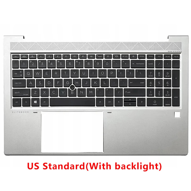 NEW For HP EliteBook750 755 850 G8 855 G7 Laptop LCD Back Cover Front Bezel Palmrest Bottom Case Laptop Frames keyboard