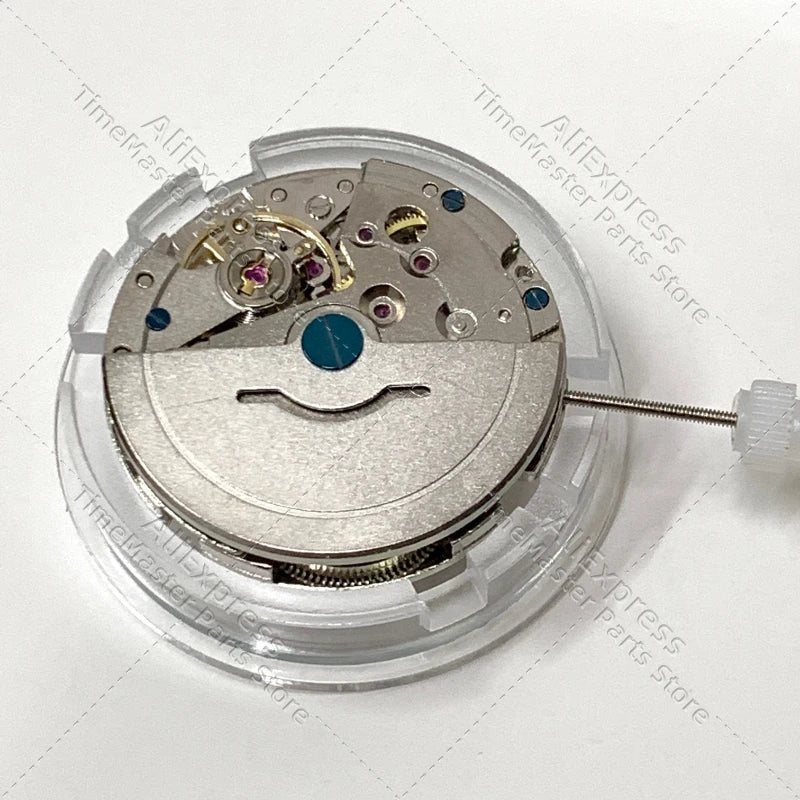 China's New Pearl 2813 8215 8205 Movement Single Calendar Automatic Mechanical Movement Red Wheel Watch Mouvement Accessories