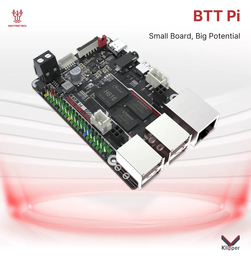 BIGTREETECH PI V1.2 Board BTT Quad Core Cortex-A53 2.4G WiFi 40Pin GPIO VS Raspberry PI 3B Orange Pi For Klipper 3D Printer DIY