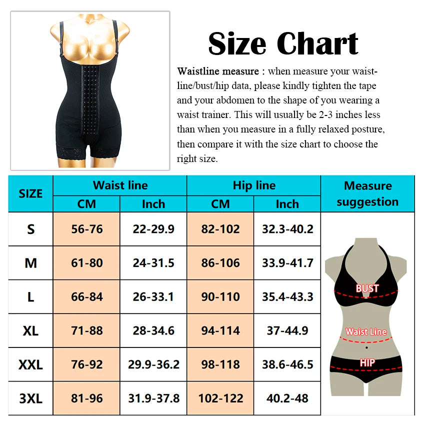 Abdomen Control Girdles Shapers Colombian Faja Body Slimming Corset Flat Tummy Sheath Carving Woman Suspenders Female Shapewear