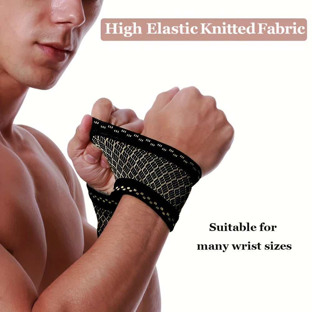 Copper ion sports wrist guard, protect wrist, suitable for learning office tennis fitness housework
