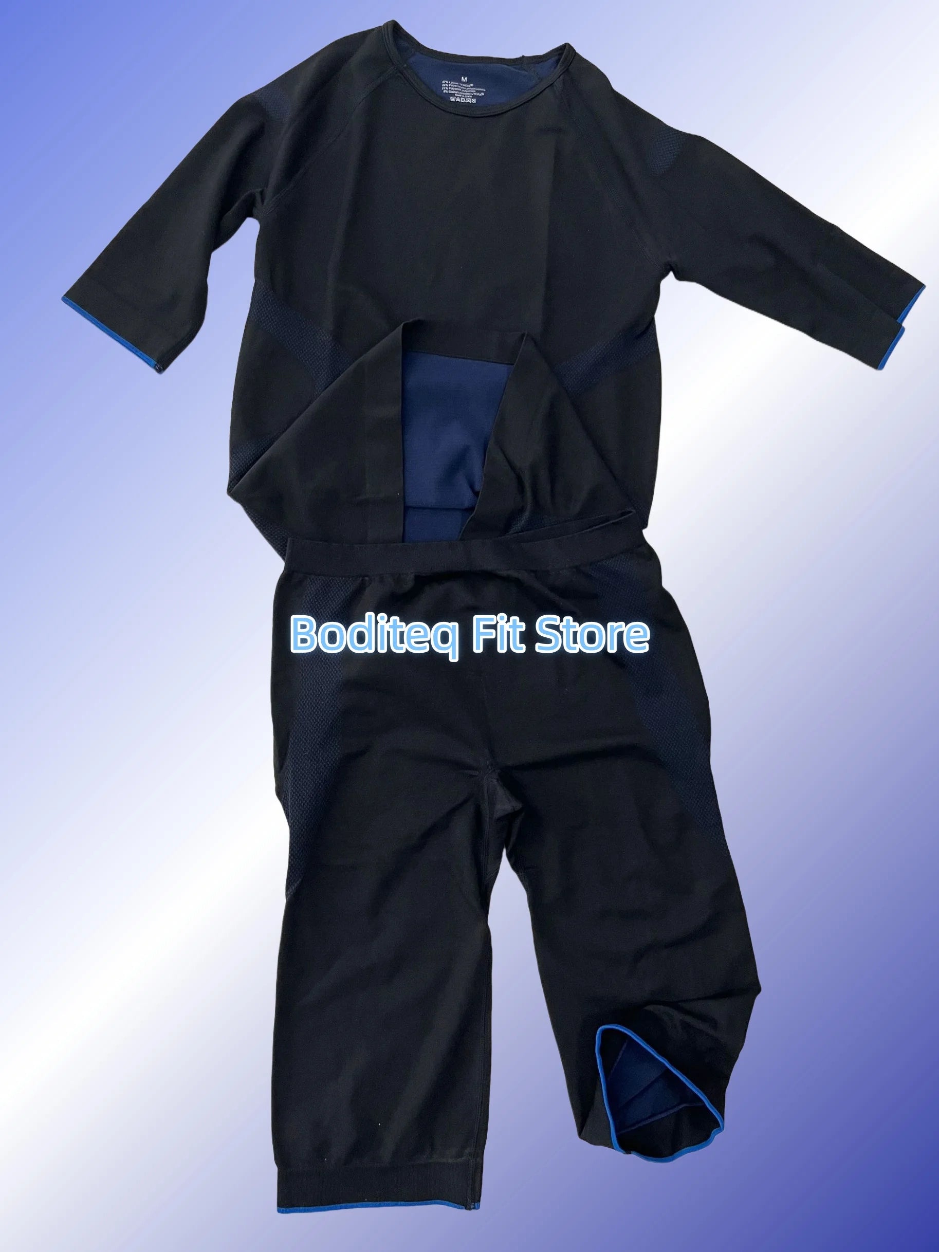 Xbody EMS Underwears Training EMS Outfits Base Layers Blue Ems Training Underwear Body Fitness Underwears