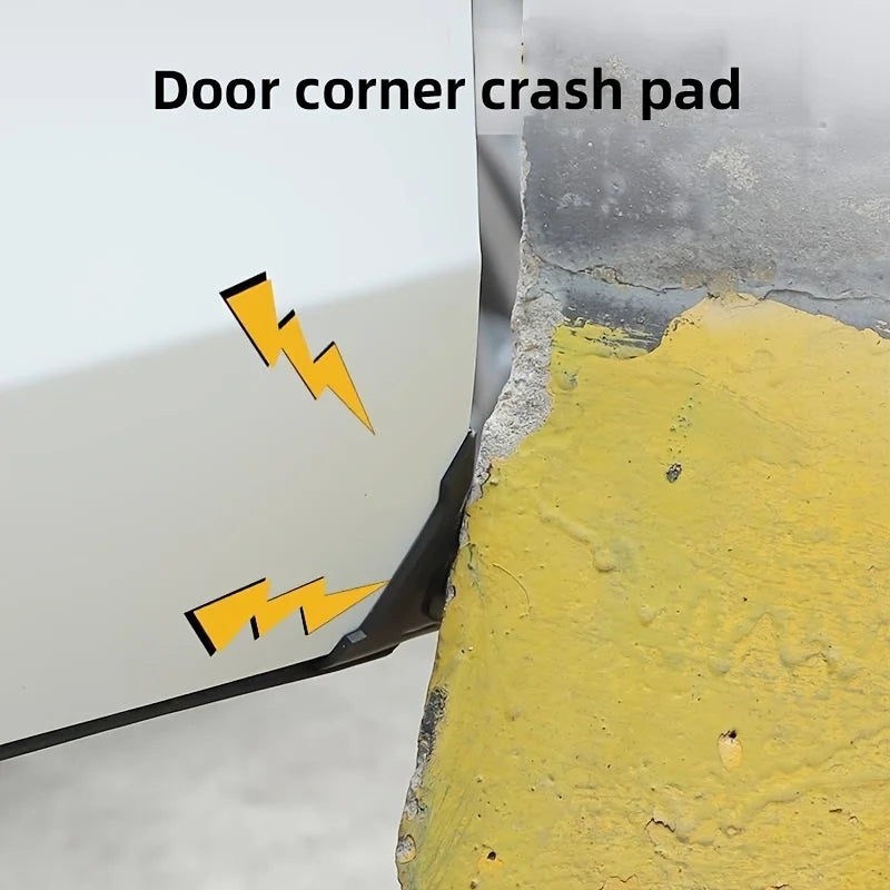 2pcs Silicone Car Door Corner Covers Anti Collision Protectors Auto Car Door Bumper Anti Scratch Car Exterior Accessories Parts