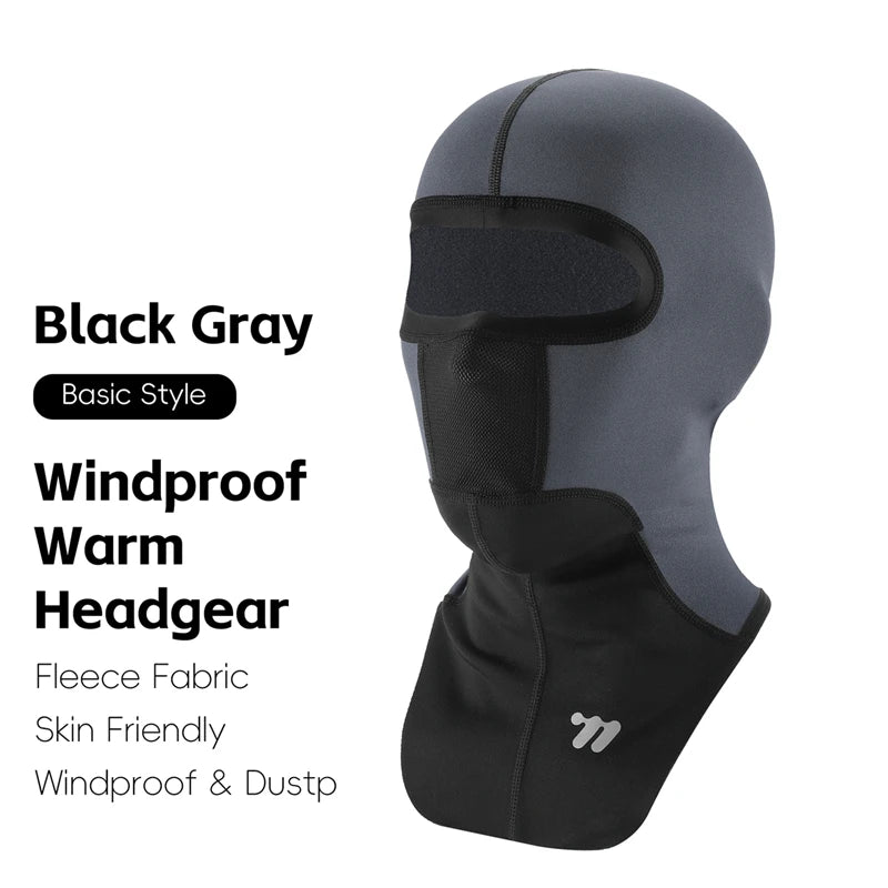 WEST BIKING Winter Warm Cycling Cap Windproof Thermal Bicycle Motorcycle Balaclava Men Women Running Skiing Scarf Full Face Mask