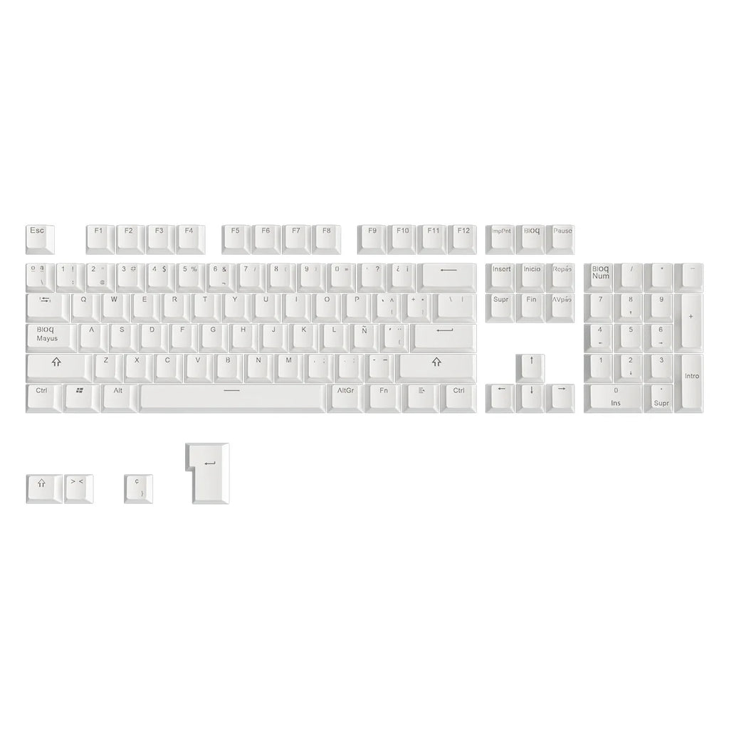 Russian Keycaps Spanish Arabic Korean Portuguese French German Thai Letters Translucent Keycaps For Cherry MX Switch 104 Key LK1