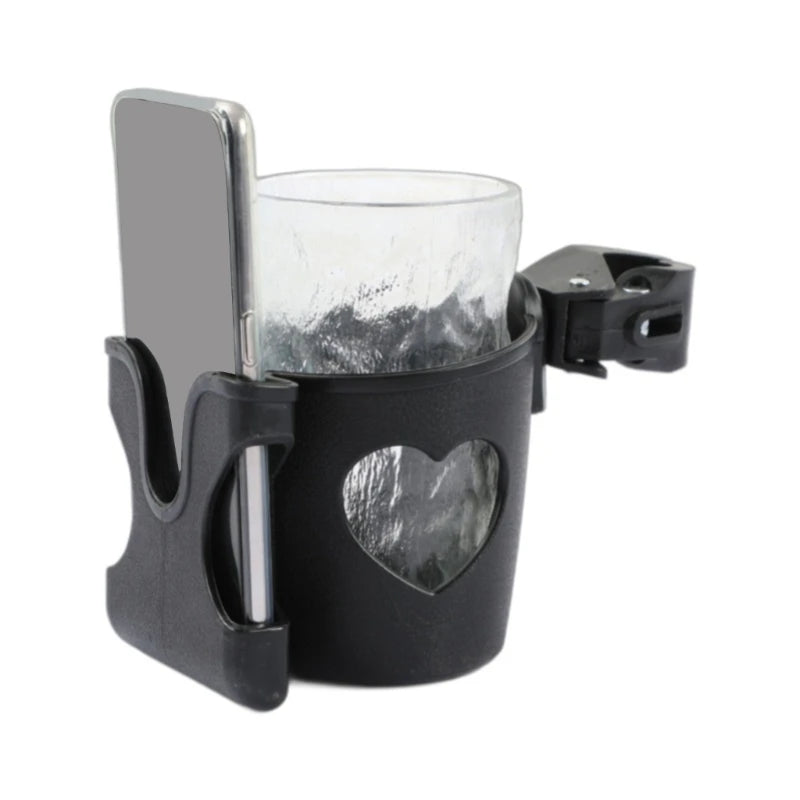 Portable Cup Holder with Smartphone Bracket Baby Stroller Cup Stand for Prams