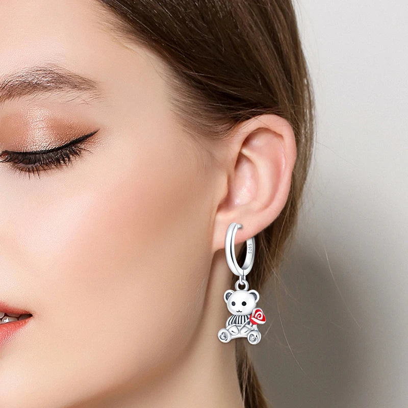 Hot Sale 925 Sterling Silver Spring Zircon Sunflower Stud Earrings For Women 2023 Trending Fashion Jewelry mother's day gift