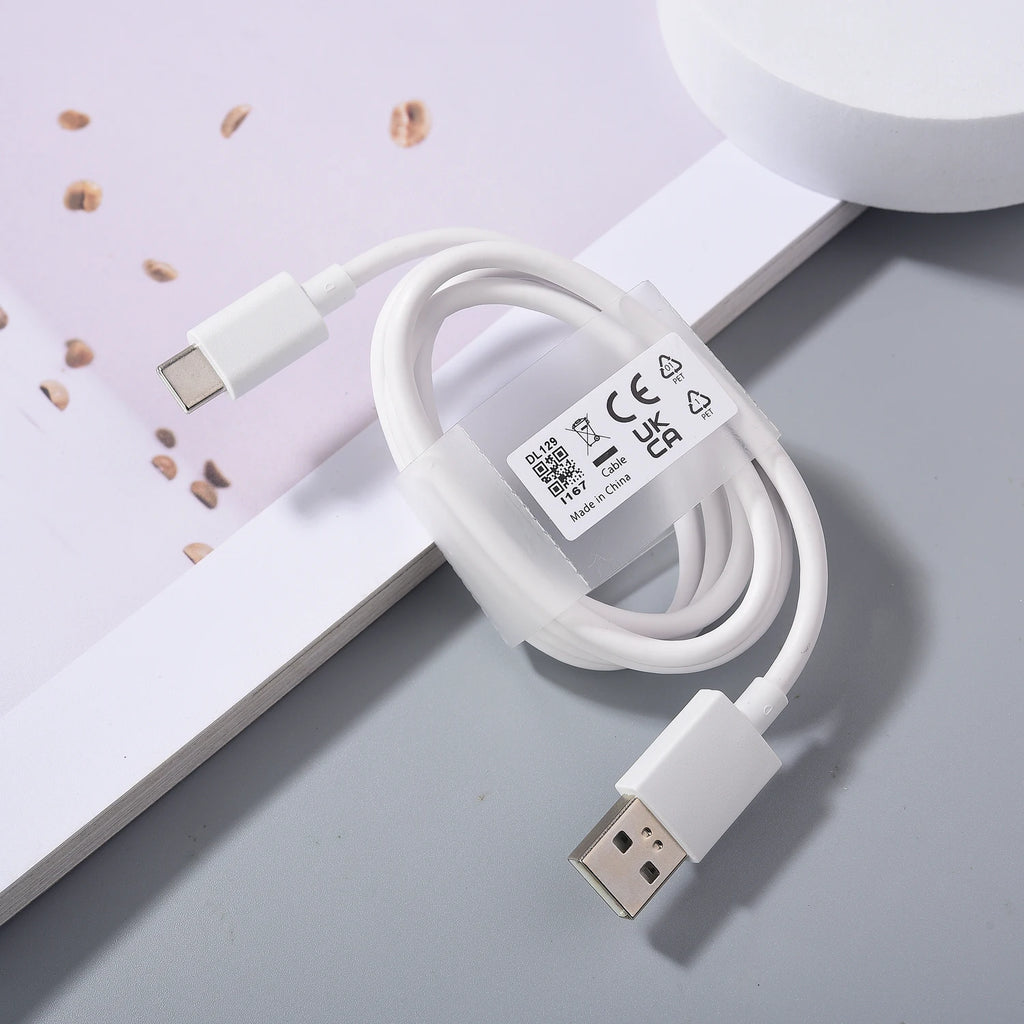 OPPO 80W 67W 65W 33W SuperVOOC 6.5A USB C Cbale Fast Charging Line Cord 100CM For OPPO Reno 12 11 10 9 Pro Find X2 X3 X5 X6 Pro
