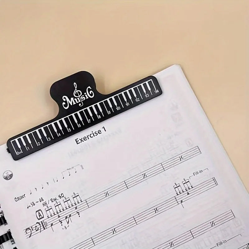 4pcs Music Book Clip, Secure Your Music Sheets with The Ultimate Music Book Clip - Perfect for Musicians,and Sheet Music Stands!