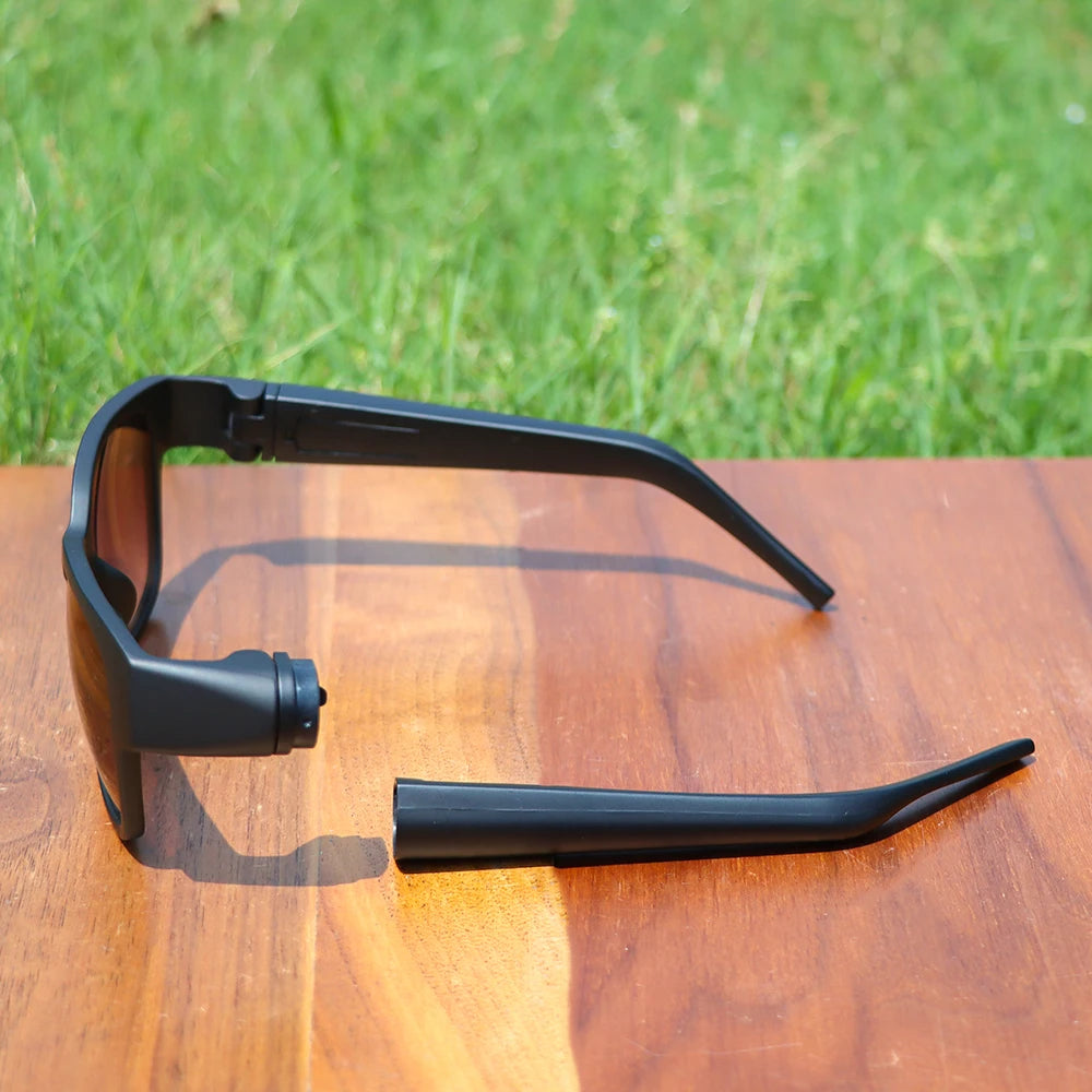 R&R New Design Glasses Holder Horn Tube Removable Sunglasses Hidden Tapered Roll Paper Storage Smoking Accessories Gadgets Men