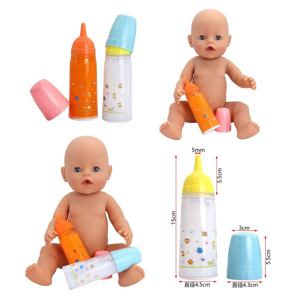 Baby Disappearing Doll Feeding Set Wear For Reborn Baby Doll, Multiple Baby Doll Accessories, Children Best Birthday Gift.