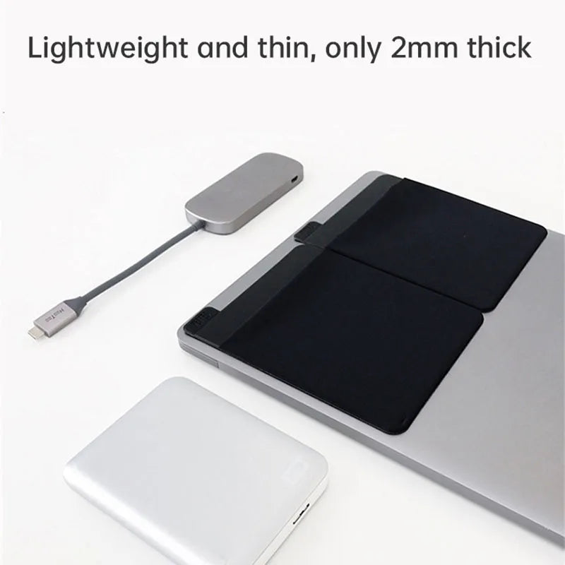 New Slim Mouse Holder Adhesive Elastic Case Pen Stick Cover Lycra Fabric Pocket Sleeve Pouch for Laptop Tablet Wireless Mice