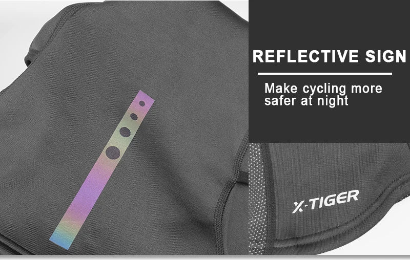 X-TIGER Winter Cycling Mask Thermal Fleece Windproof Cycling Face Mask Keep Warm Balaclava Skiing Mask Headwear