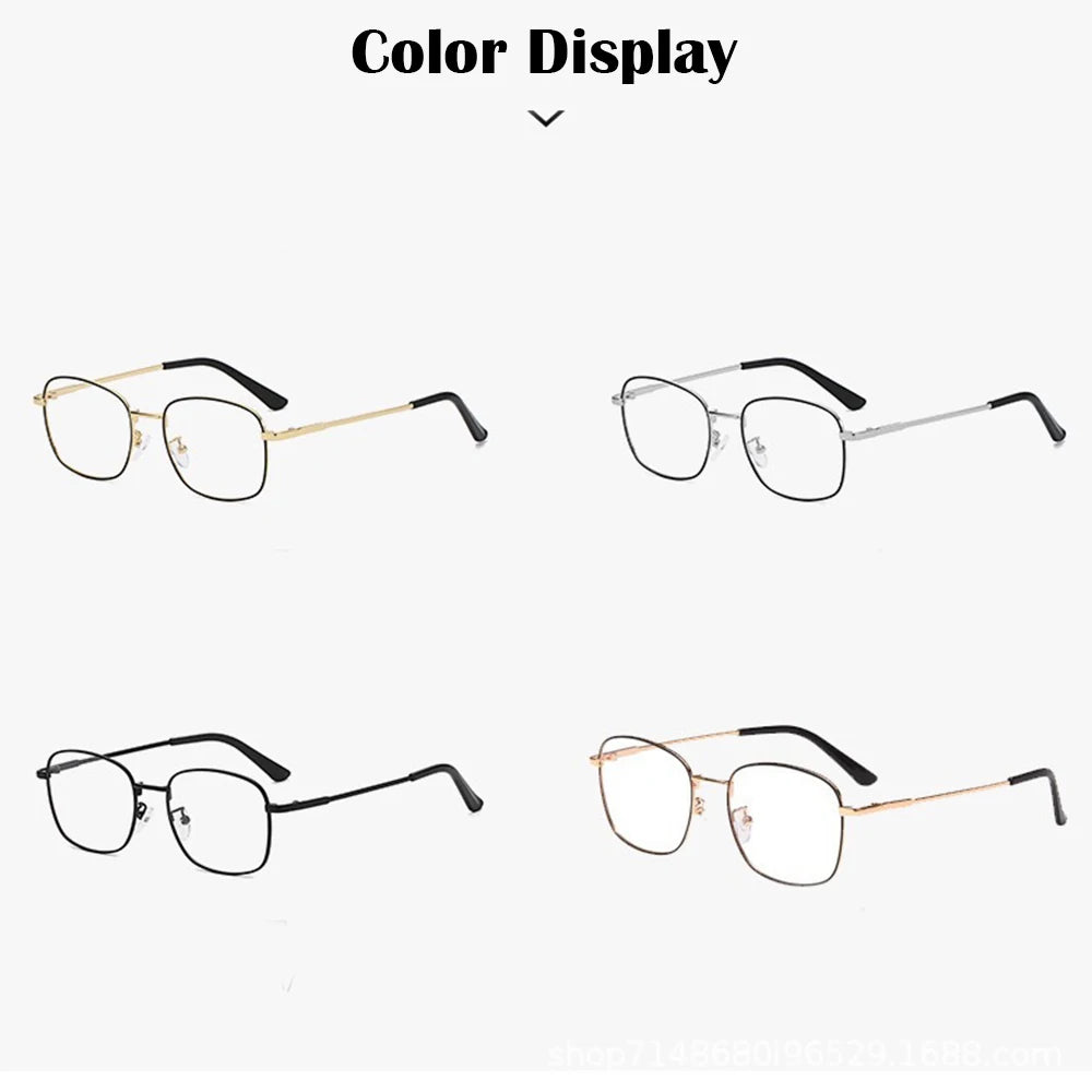 KLASSNUM Photochromic Glasses Man Anti Blue Light Transparent Glasses Alloy Frame Computer Eyeglasses Chameleon Sunglasses 2025