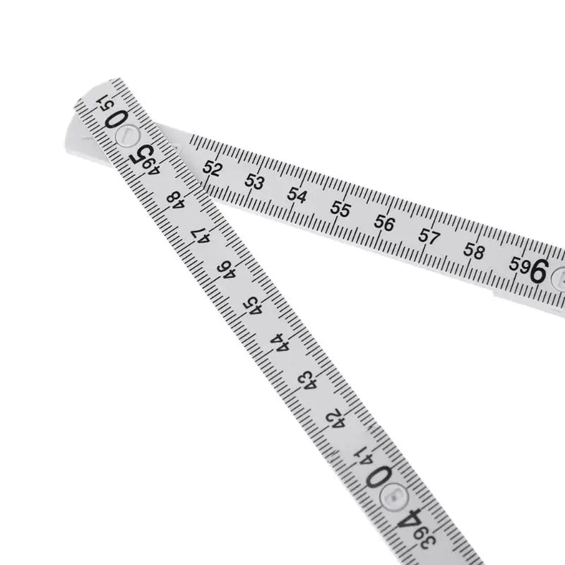 Folding Ruler Metric Measurements Lightweight Composite Construction Ruler 1M 2M for Craftsman Carpenters  EDC Tool Accessories