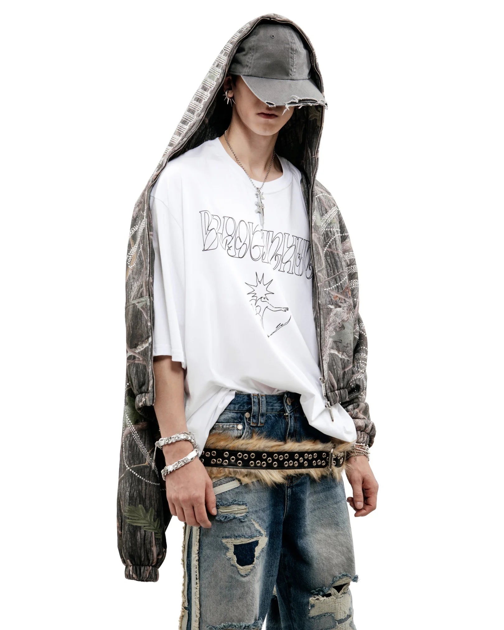 Harajuku Oversized Streetwear Men's Tshirt Growing Up Graphic Print Y2k Short Sleeve Top Tee Hip Hop Korean Cotton Goth Clothing