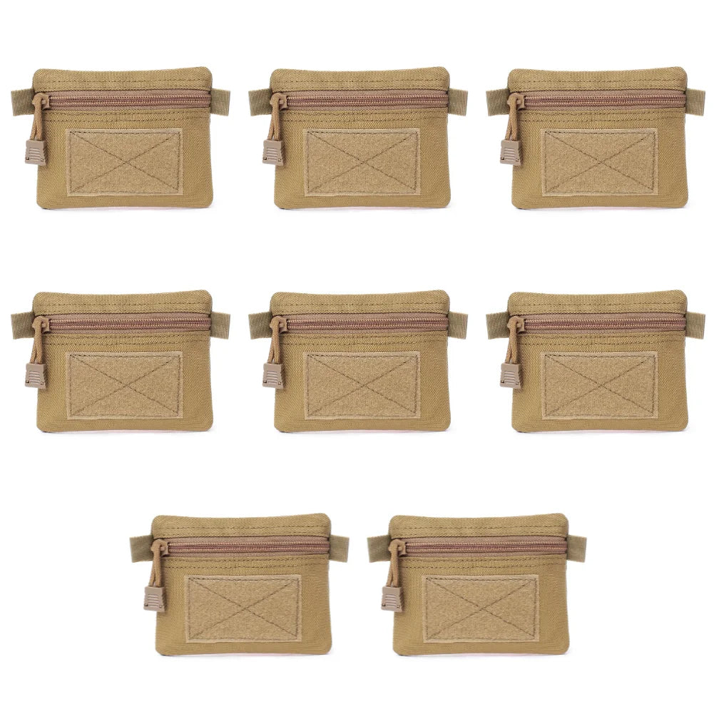 Outdoor Camping EDC Molle Wallet Waterproof Portable Travel Zipper Waist Pouch for Camping Hiking Hunting EDC Pouch