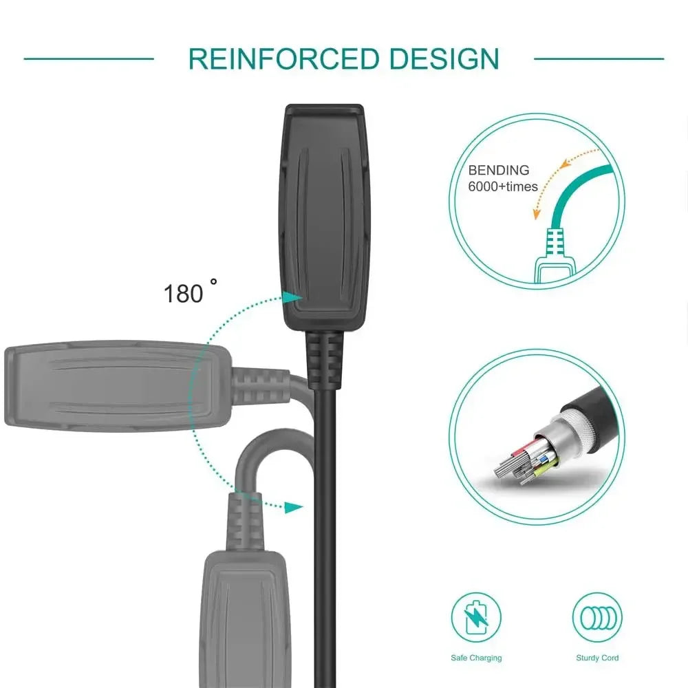 Charger for Garmin Forerunner Lily 2 35 230 235 630 645 Music 735XT, Approach G10 S20, Vivomove HR - USB Charging Cable