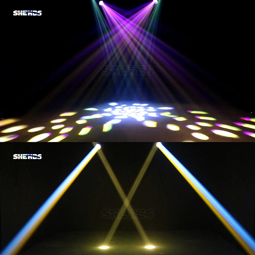 SHEHDS Bulb Beam 275W Moving Head Light Double Prism DMX512 For Night Club Wedding Theater