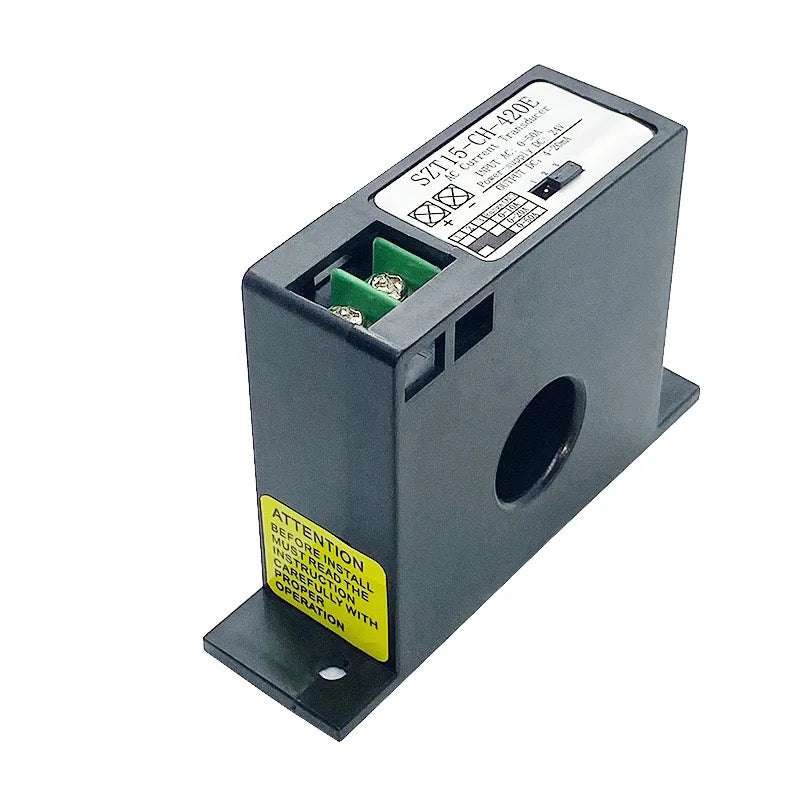 SZT15-CH-420E  AC Current Transmitter Output Analog Current Signal Isolation Hall Sensor AC 0-10/20/50A output DC4-20mA  convert