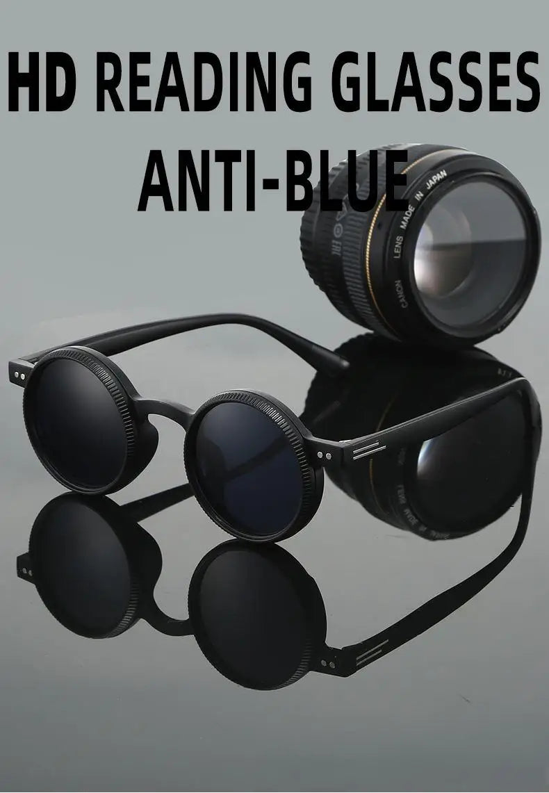 2025 New Retro Adjustable Zoom Round Frame Sunglasses Polarized Sunscreen Outdoor Men's Premium Sunglasses Women