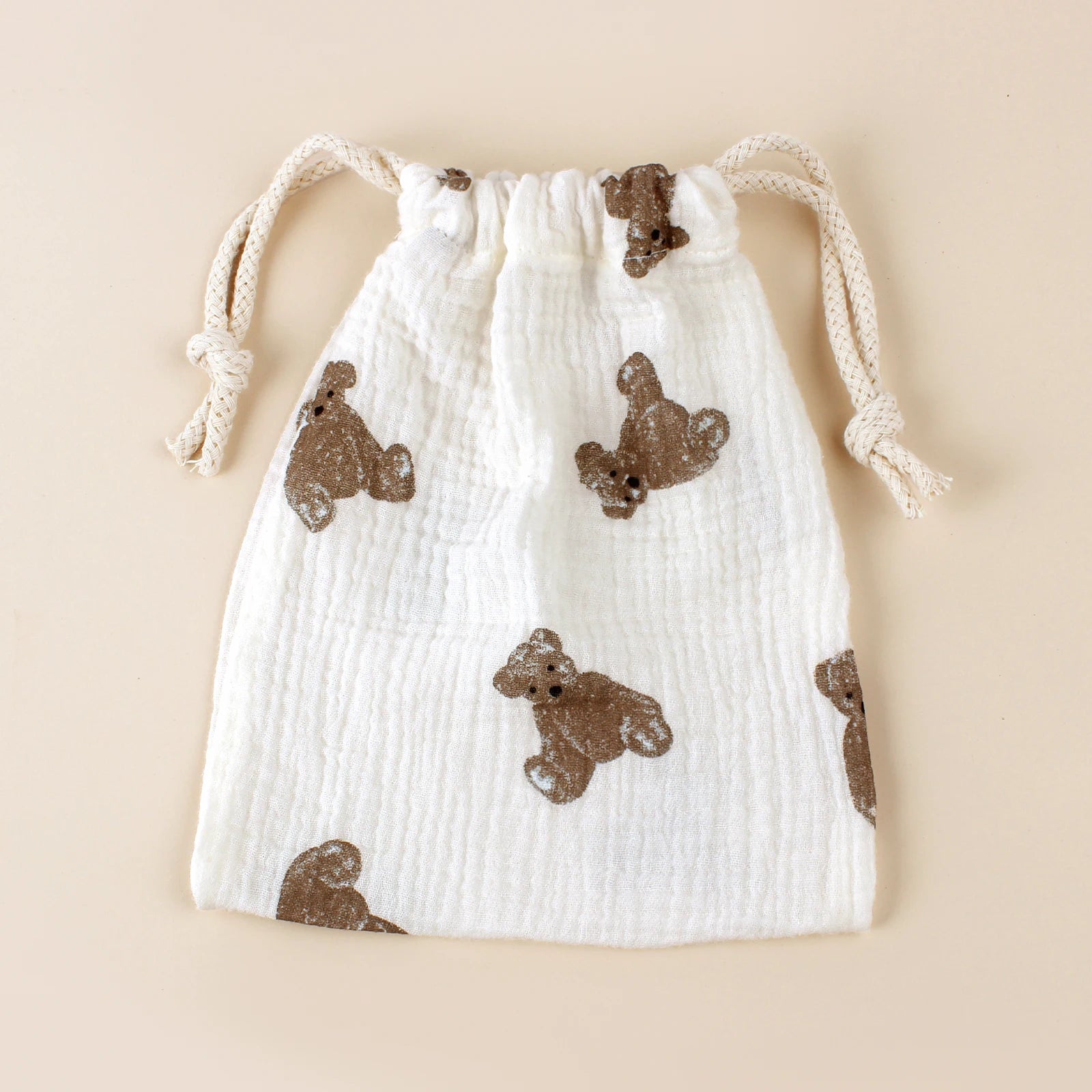 Print Baby Stroller Outing Items Storage Bag Cotton Drawstring Dustproof Stroage Bag Toddler Diaper Bag Multifunction Mommy bag