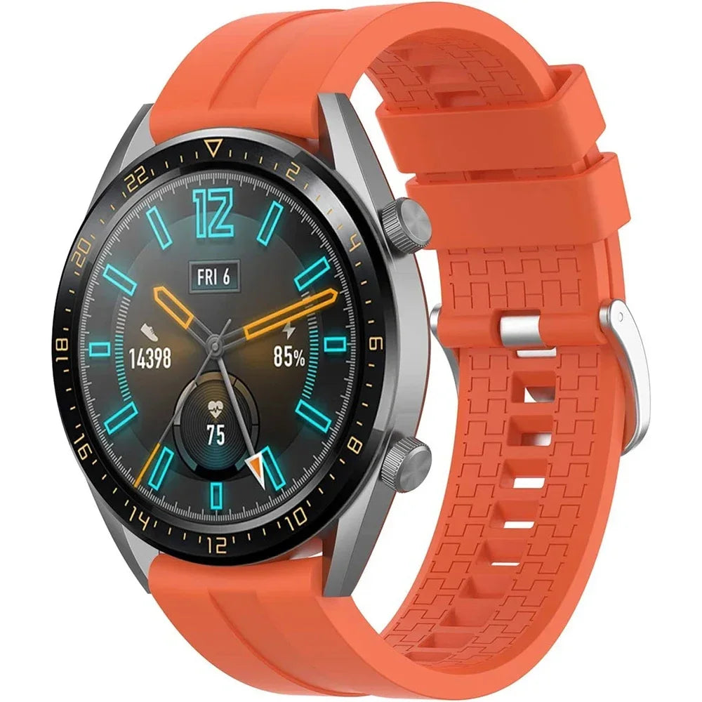 Silicone Breathable Band For Fossil gen 6 44mm Gen6 5 5e/Gen 5 LTE 45mm Strap Bracelet Replacement 20mm 22mm Sports Accessorie