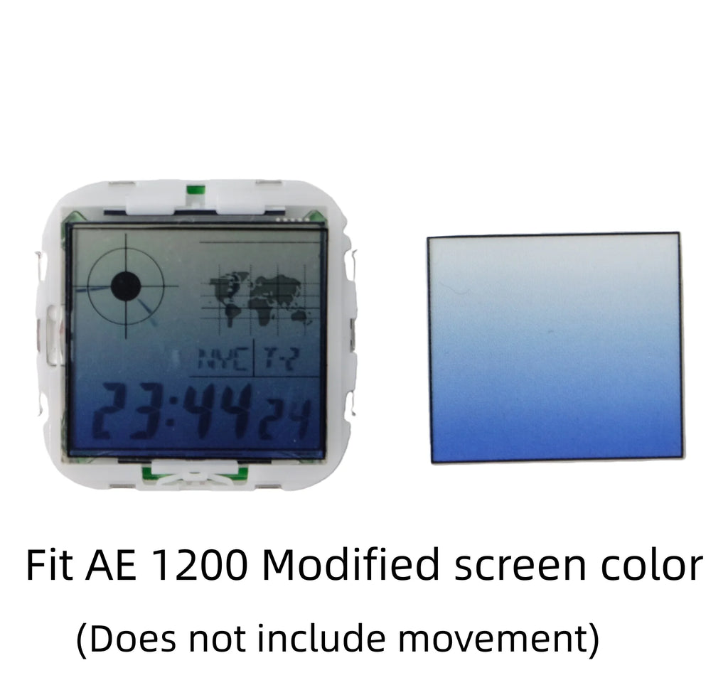 Color Display Film for Casio AE-1200 AE-1300, DIY Screen Modification Overlay Sticker, High-Quality Watch Dial Upgrade Kit