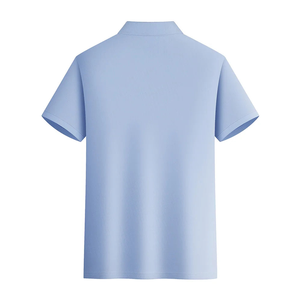 4XL High Quality Breathable Men Women Polo Shirts Casual Solid Color Short Sleeve Soft T-Shirt Oversize Gift Couple T-Shirt Tees