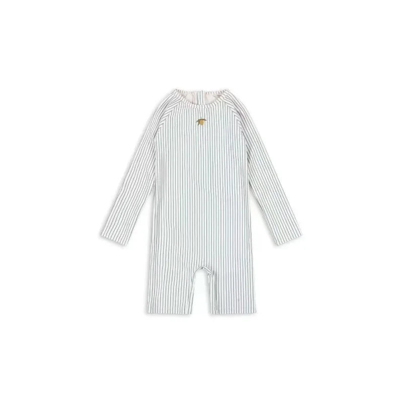 Baby Swimwear  Boys Swimwears Striped Lemon Long Sleeved Swimsuit Seahorse  Boy Beach Shorts kids Vacation Sunscreen Swimsuits