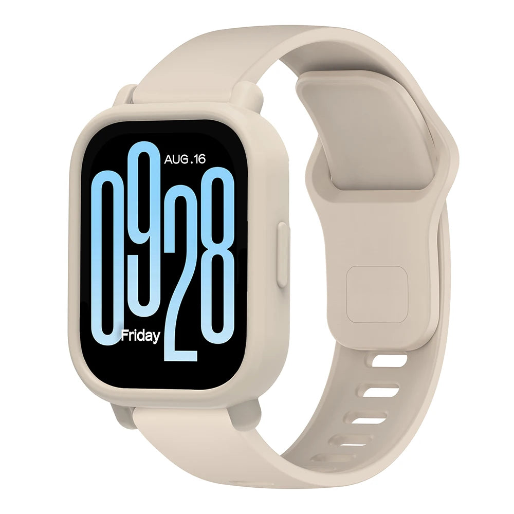 Silicone Strap For Redmi Watch 5 Active Smart Watch Band + Protective Case Shell