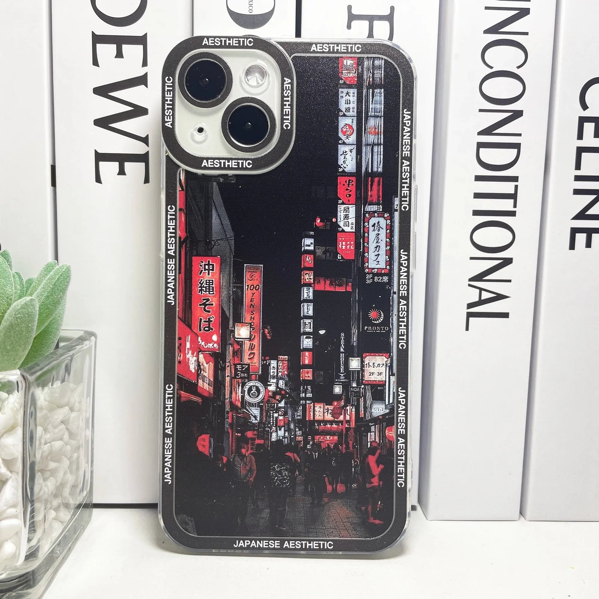 Japanese Aesthetic Tokyo Neon Lights City Street Phone Case For Samsung Galaxy S10 S20 S21 S22 S23 S24 FE Plus Ultra Note 20