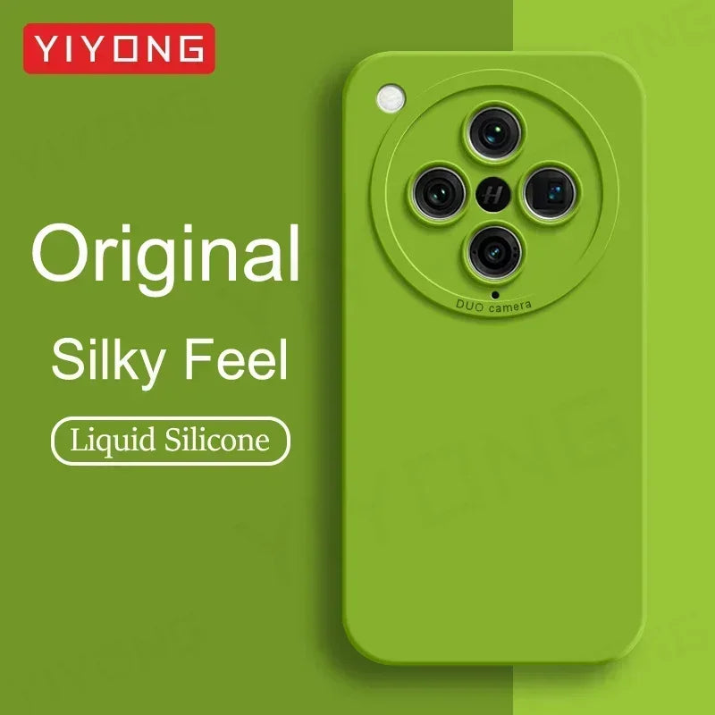 For FindX8 Pro Case YIYONG Silky Feel Liquid Silicone Soft Cover For OPPO Find X8 Ultra X9 Pro FindX9 5G Shockproof Phone Cases
