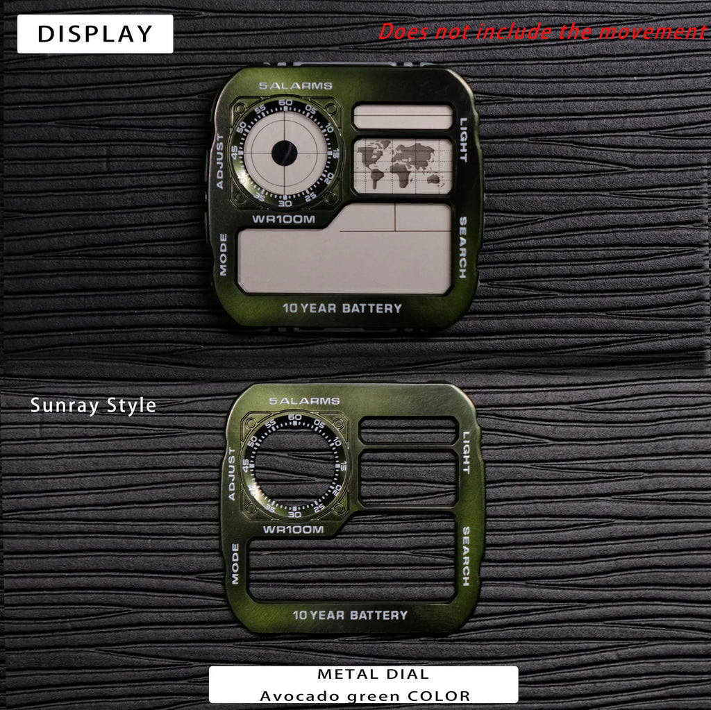 Color Display Film for Casio AE-1200 AE-1300, DIY Screen Modification Overlay Sticker, High-Quality Watch Dial Upgrade Kit