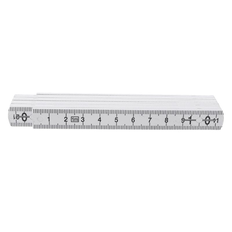 Folding Ruler Metric Measurements Lightweight Composite Construction Ruler 1M 2M for Craftsman Carpenters  EDC Tool Accessories