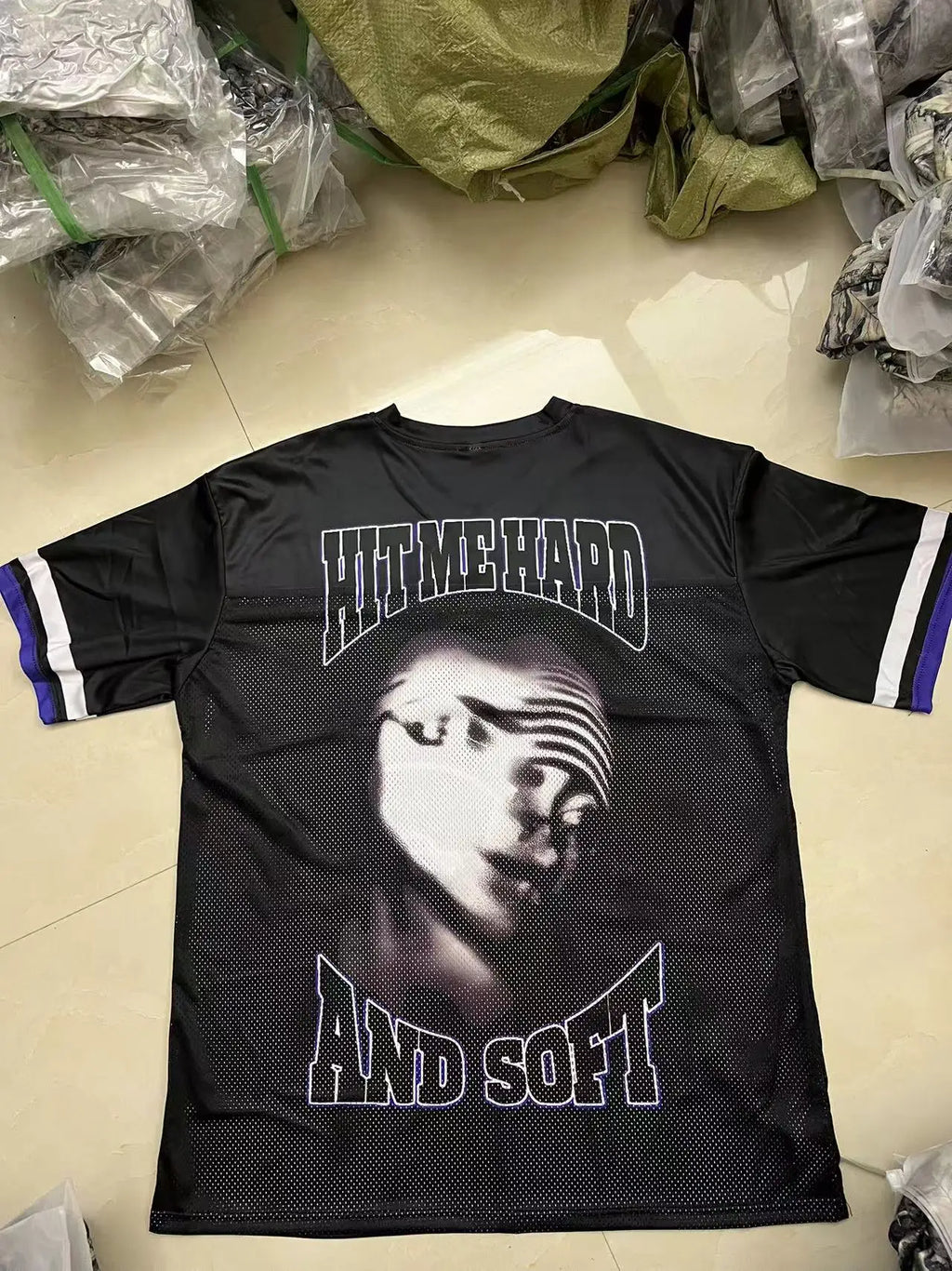 2024 new Blue jersey Hit Me Hard and Soft tour Fashion Crop Top T-shirts