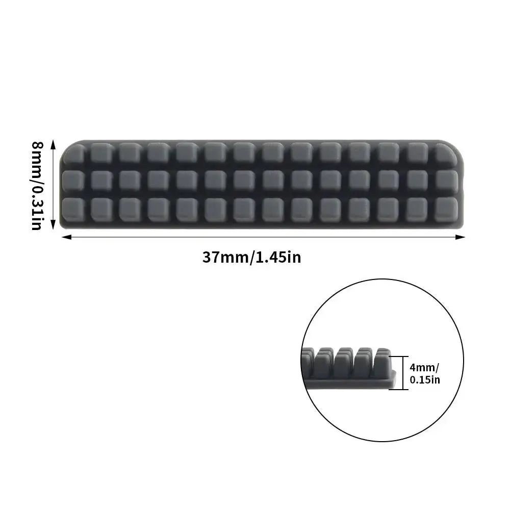 Nozzle Brush For Bambu Lab A1 Wiper Silicone Brush Hotbed Mounted Scrubbers For Bambu A1 Mini Cleaning Tool 3D Printer Accessory