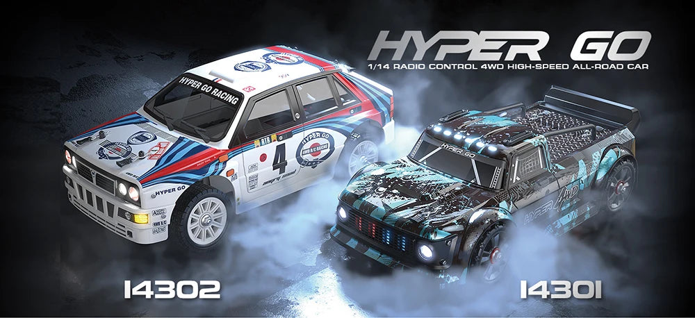 MJX 14301 14302 14303 1/14 RC Car 55km/h Brushless HYPER GO 2.4G Remote Control 4WD Off-road High Speed RC Car Truck Hobby Toy