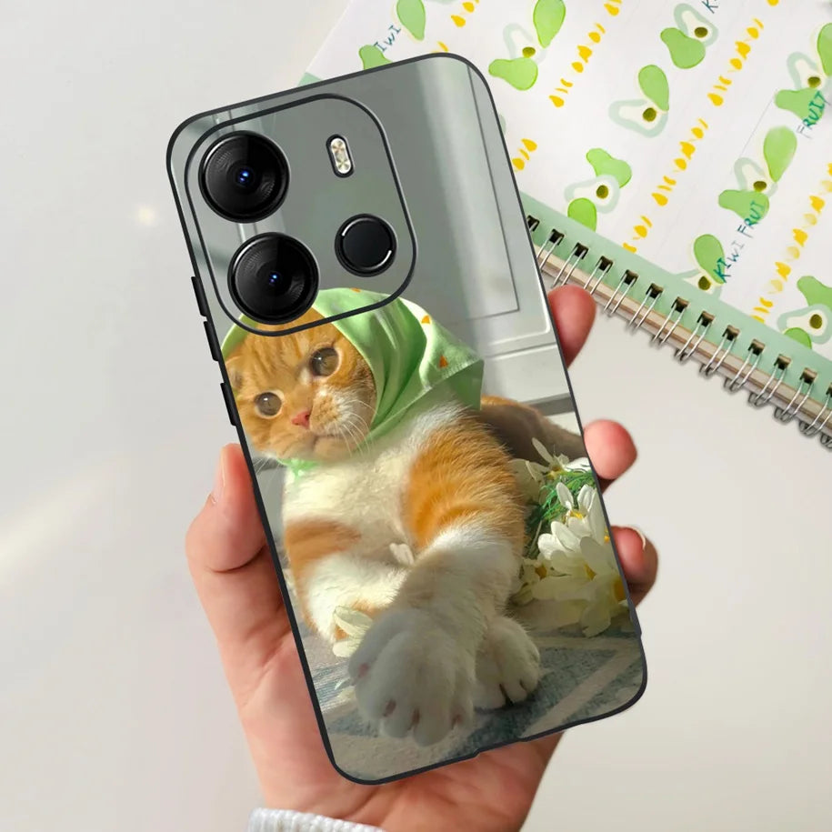 For Tecno Pop 7 Pro Pop7 Case Fashion Marble Soft Silicone Matte Coque For Tecno Spark Go 2023 Funda Pop7Pro BF6 BF7 BF7h Bumper