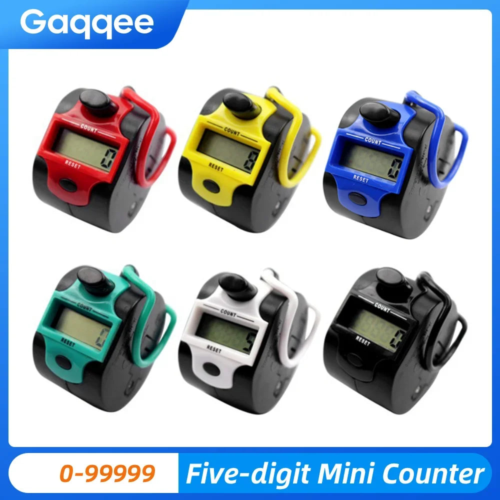 Digital Counter With 5-Digit LCD Display For Accurate Counting In Sport Events And Public Places Handheld Manual Tally Counter