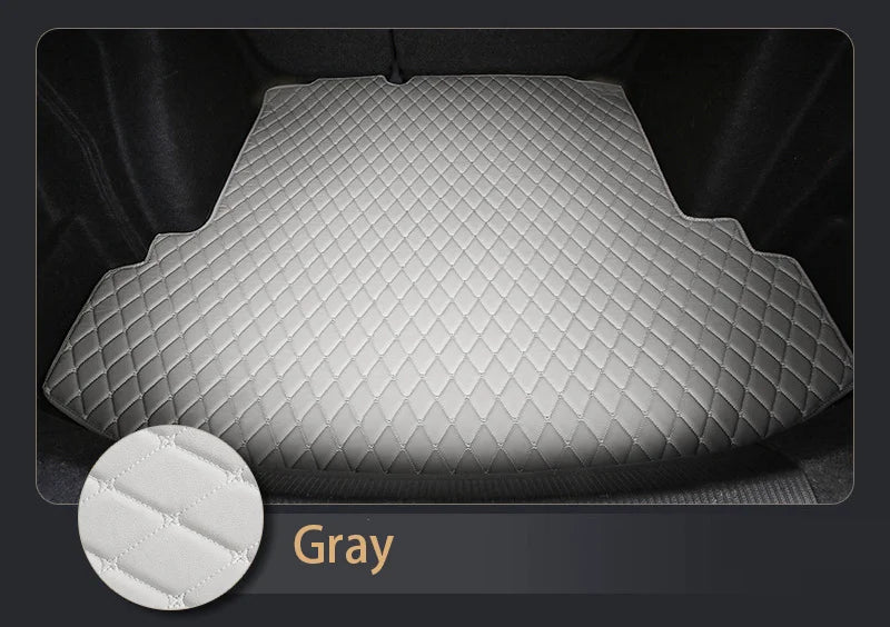 Car trunk mat for Infiniti Q50 Non-hybrid 2014 2015 cargo liner carpet interior accessories cover